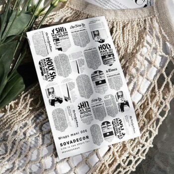 Autocolantes de gel para unhas SOVADECOR 006