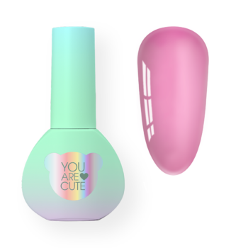 YOUARECUTE VITRAGE Color 124 – verniz de gel vitral rosa-claro 5 ml