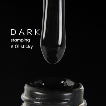 DARK Stamping polish 01 preto, 10 ml