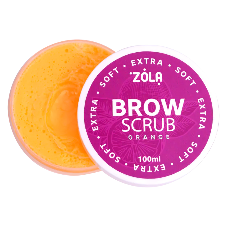 ZOLA Extra Soft Orange Brow Scrub – Peeling do brwi 100 ml