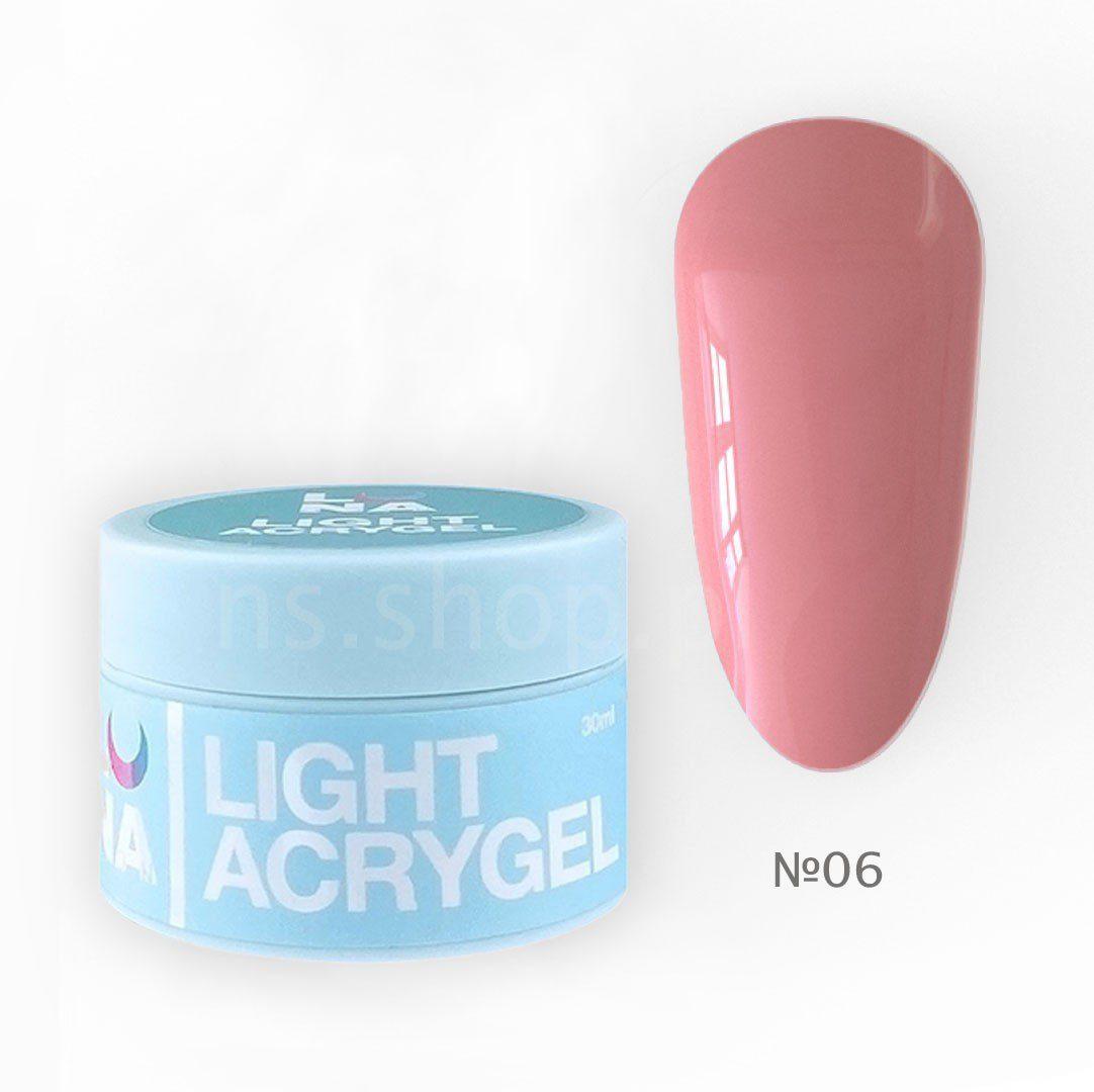 Gel para unhas Luna Light Acrygel 06, 30 ml