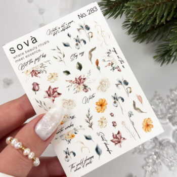 Autocolantes de água para unhas SOVADECOR 283