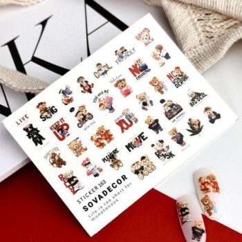 Autocolantes de Água para Unhas SOVADECOR 163