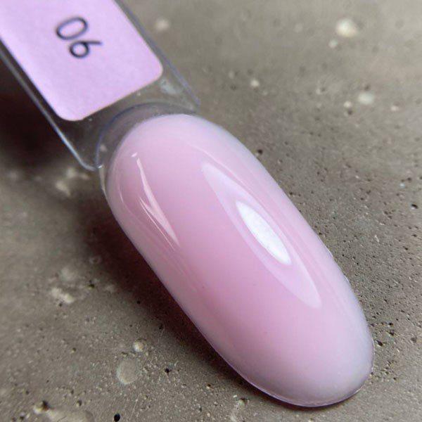 DARK PRO Base 06, 15 ml – base de verniz de gel rosa-claro - Image 3