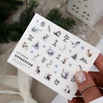 Autocolantes aquáticas para unhas SOVADECOR 202