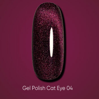 DARK Gel Polish Cat Eye 04 – verniz gel olho de gato borgonha, 10 ml