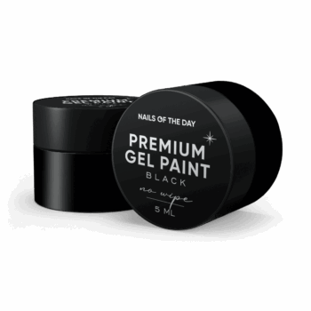 NAILSOFTHEDAY Gel paint Black NO Wipe, 5 ml