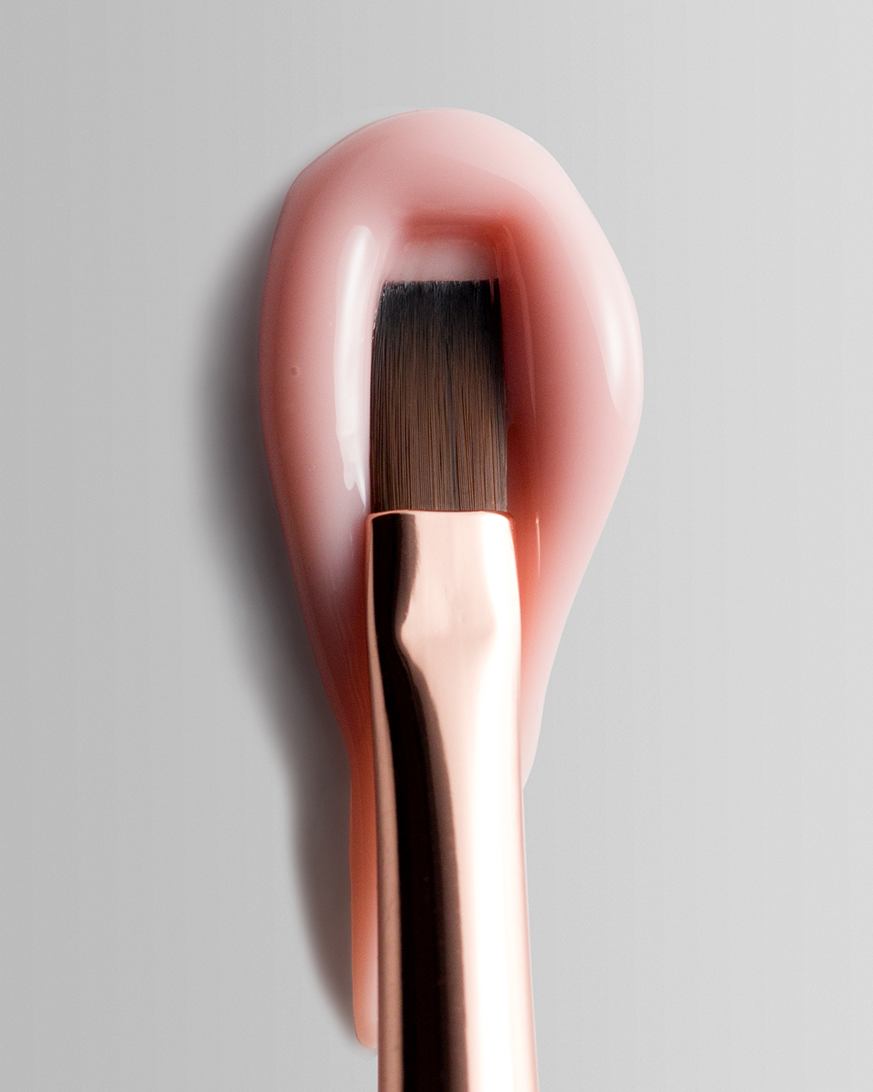 DARK pincel duplo bege (liner 11 mm + gel plano quadrado 9 mm) - Image 4