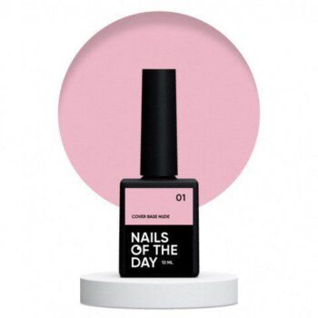 NAILSOFTHEDAY Cover Base Nude 01 – nude delicado, 10 ml