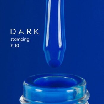 DARK Stamping Polish 10 blue, 8 ml