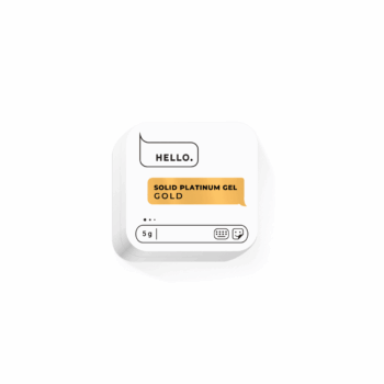 HEYLOVE. Solid Platinum Gel Gold, 5 g – gel-pintura dourado