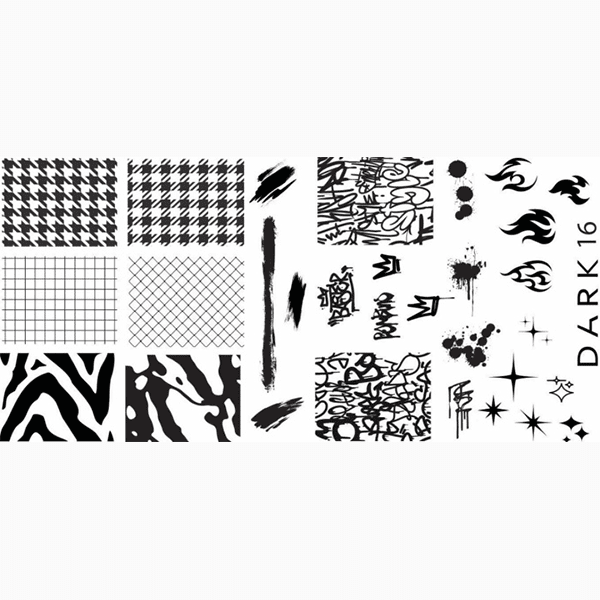 Placa de stamping DARK 16