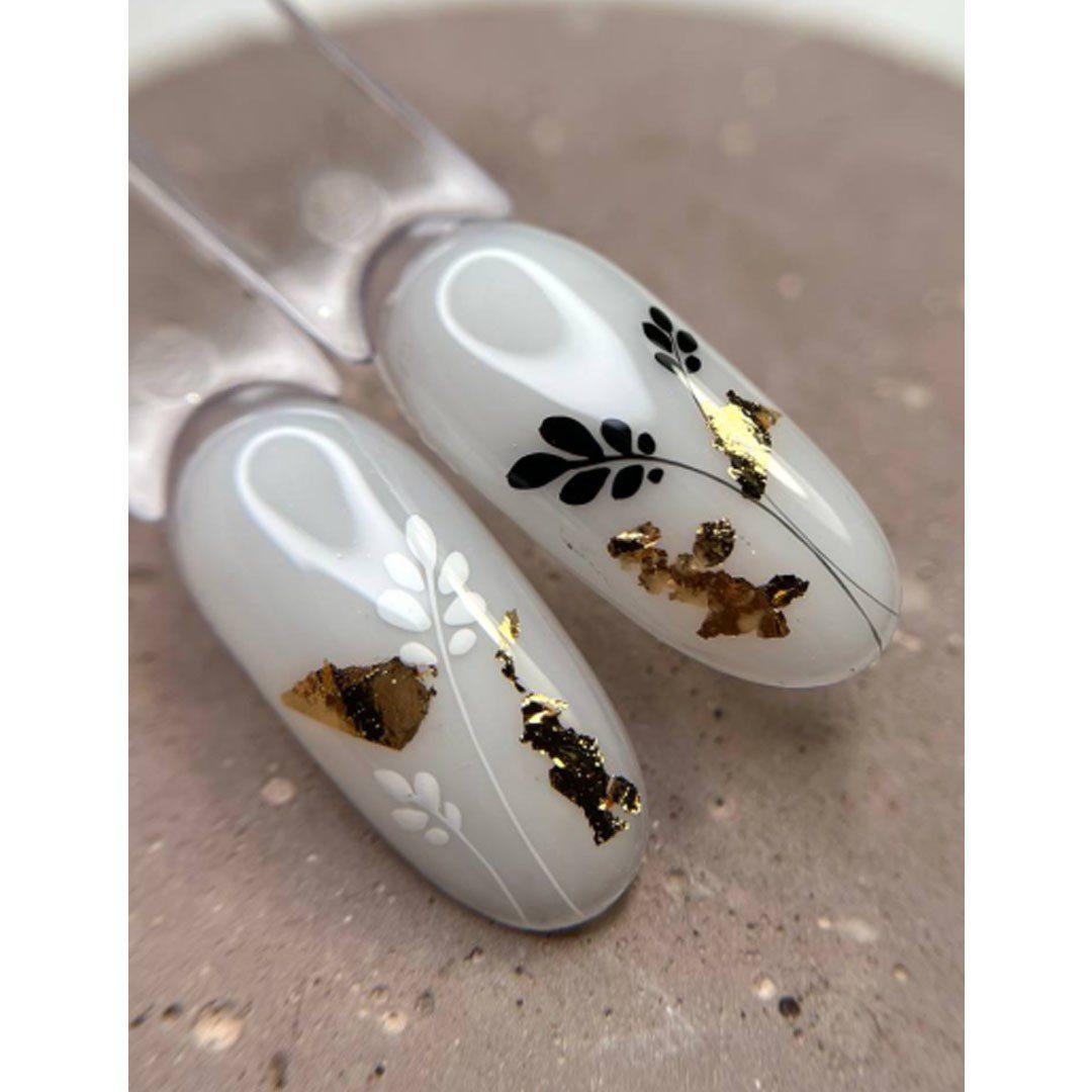DARK WHITE GEL PAINT, 4 ml — gel para nail art - Image 2