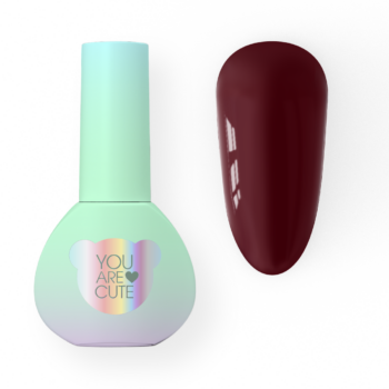 YOUARECUTE Color 80 – Verniz gel bordô-vinho intenso 5 ml