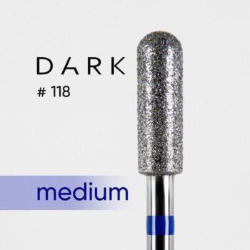 DARK Broca diamante 118 cilindro arredondado azul 040