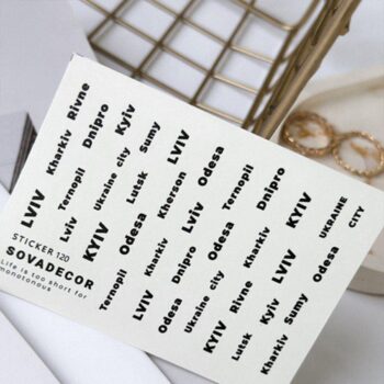 Autocolantes de água para unhas SOVADECOR 120