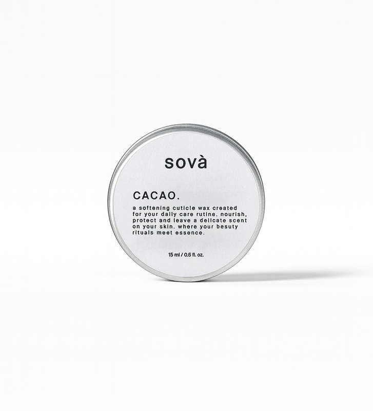 Cera para cutículas CACAO SOVA, 15 ml