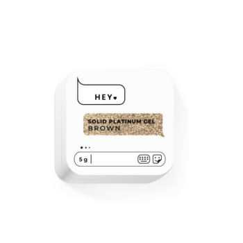 HEYLOVE Solid platinum gel Brown gel-paint, 5 g