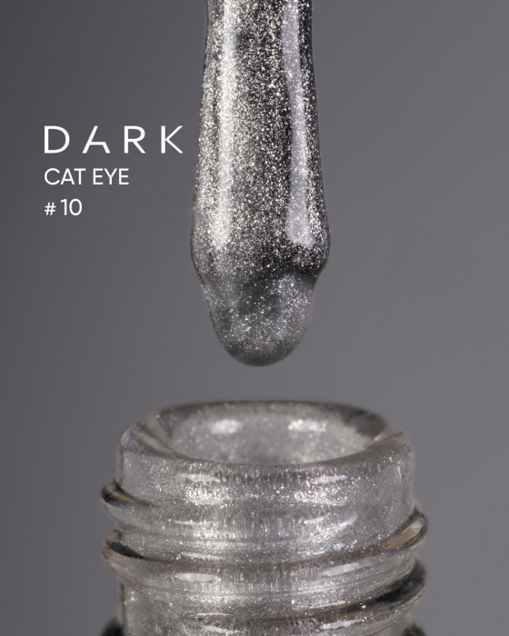 DARK Gel Polish Cat Eye 10, 10 ml - Image 2