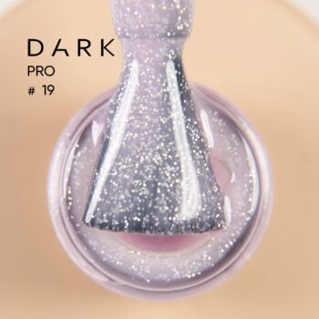 DARK PRO Base 19, 15 ml – base rosa com glitter