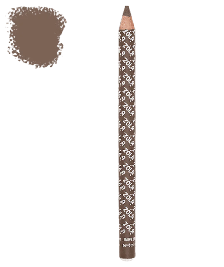 Lápis em pó para sobrancelhas ZOLA Taupe Brown