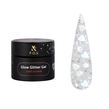 F.O.X Glow Glitter Gel Love Edition 011, 5 ml – gel de decoração