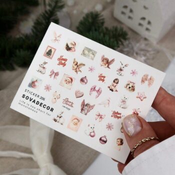 Autocolantes aquáticas para unhas SOVADECOR 206