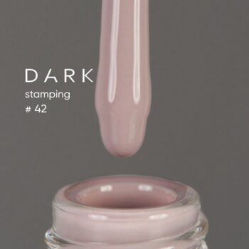 DARK Stamping Polish 42 light gray, 8 ml
