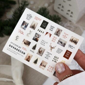 Autocolantes aquáticas para unhas SOVADECOR 207