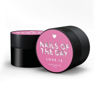NAILSOFTHEDAY Love is Clear – gel de borracha para decorações 3D, 15 g