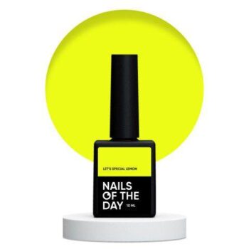 NAILSOFTHEDAY Let's Special Lemon, 10 ml – verniz de gel neon limão