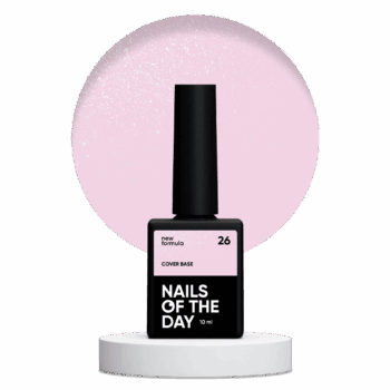 NAILSOFTHEDAY Cover Base Shimmer 26, 10 ml (New Formula)