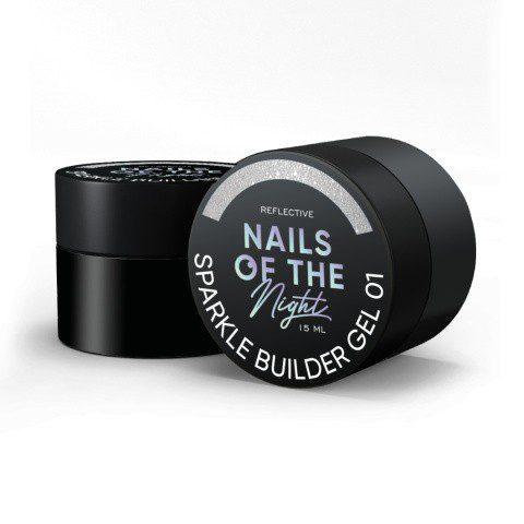 NAILSOFTHENIGHT Sparkle Builder Gel 01, 15 ml