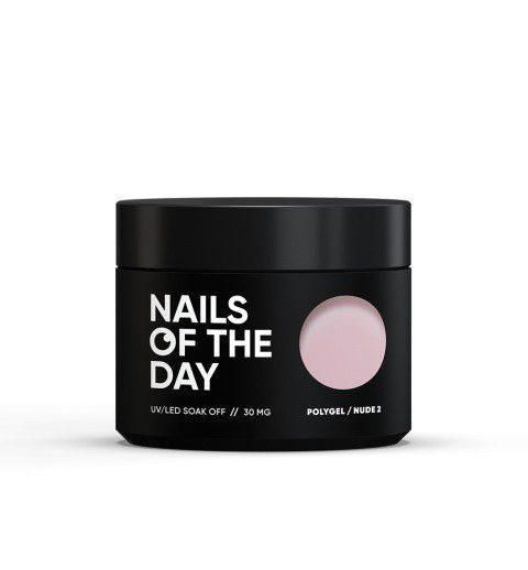NAILSOFTHEDAY Polygel 02, 30 ml – nude bege leitoso