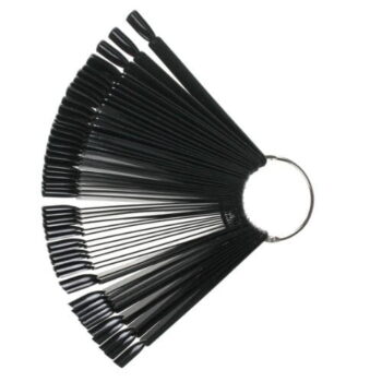 Amostrário preto Quadrado em anel, 30 un.