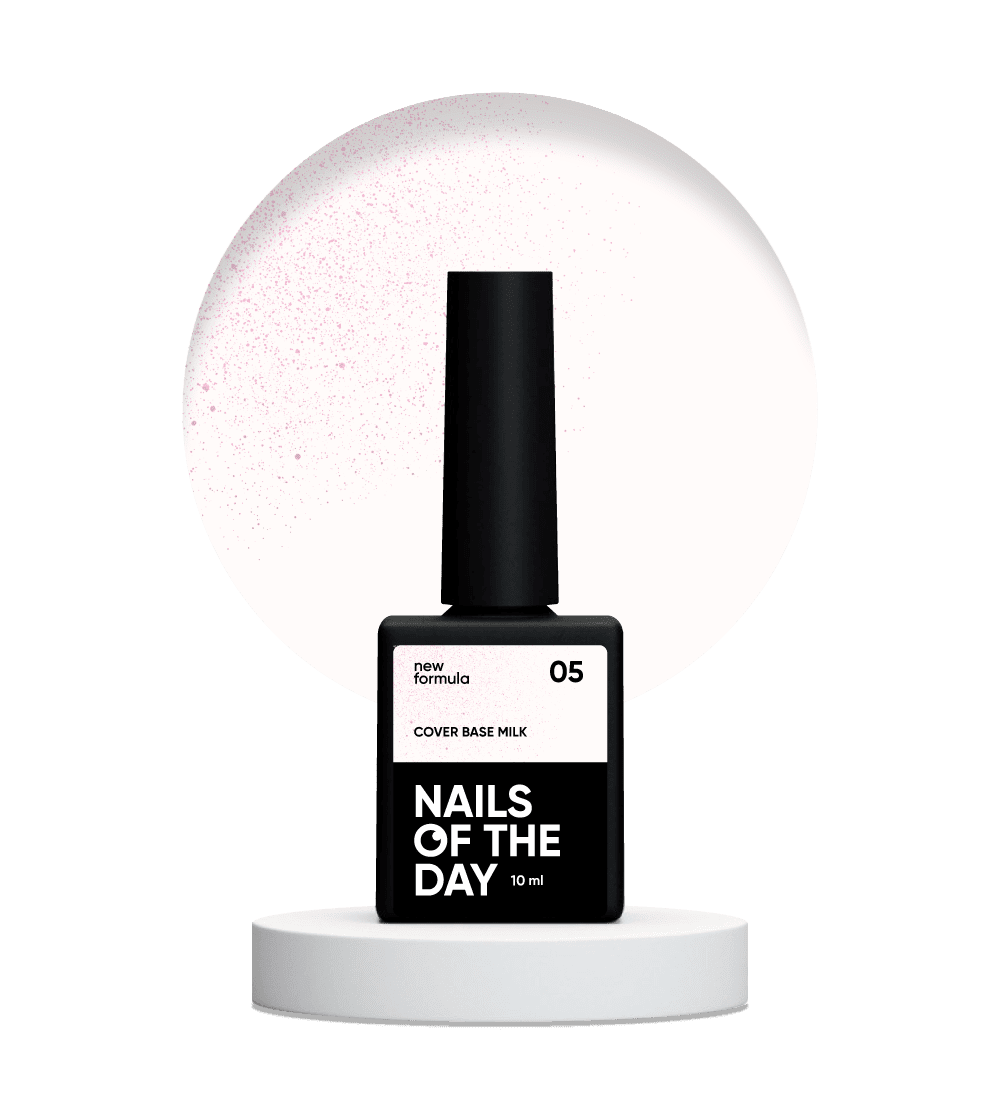 NAILSOFTHEDAY Cover base milk shimmer 05, 10 ml