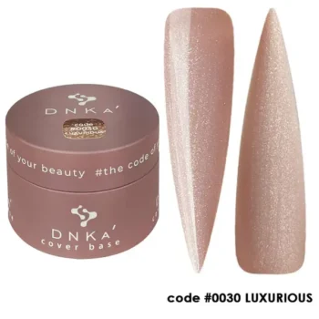 DNKa’ Cover Base #0030 Luxurious – base de Verniz de Gel camuflante 30 ml