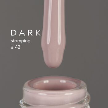 DARK Stamping Polish 42 light gray, 8 ml – verniz para stamping