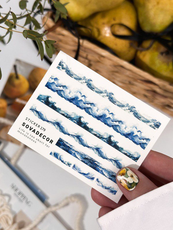 Autocolantes de água para unhas SOVADECOR 179