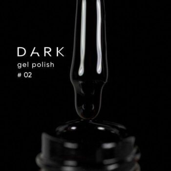 Verniz de Gel Dark gel polish 02 preto, 10 ml