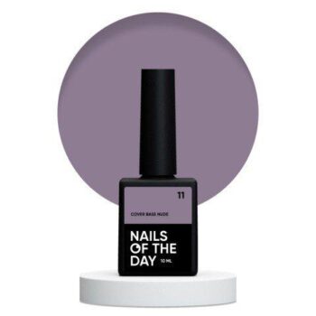 NAILSOFTHEDAY Cover Base Nude 11 – castanho-acinzentado, 10 ml