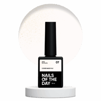 NAILSOFTHEDAY Cover Base Milk Shimmer 07, 10 ml
