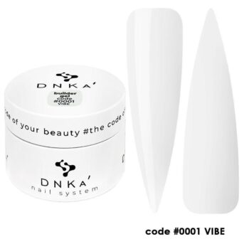 DNKa' Builder Gel #0001 Vibe, 30 ml – gel transparente para modelação de unhas