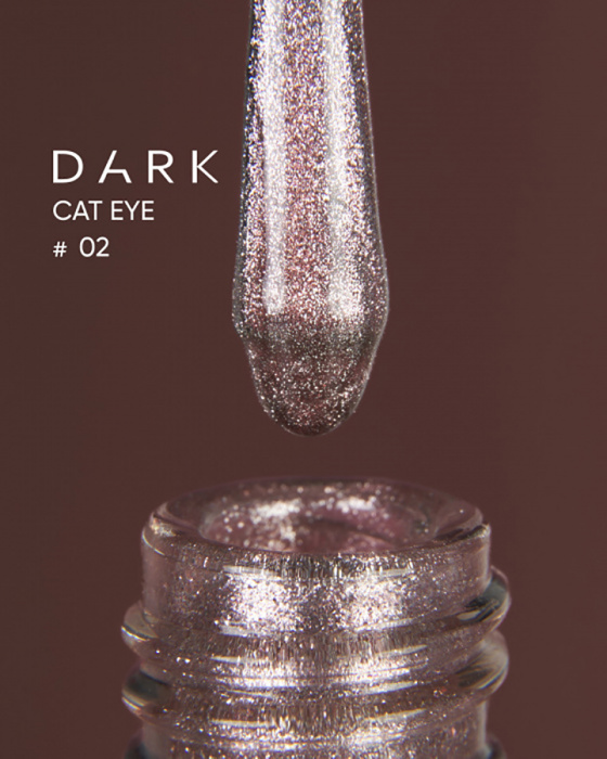 DARK Gel Polish Cat Eye 02, 10 ml - Image 3