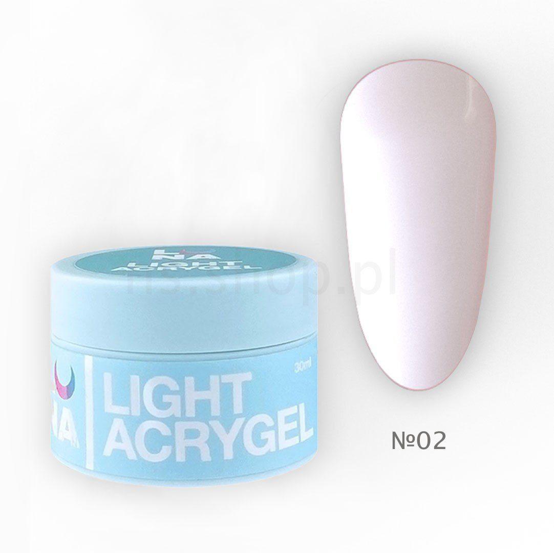 Gel para unhas Luna Light Acrygel 02, 30 ml