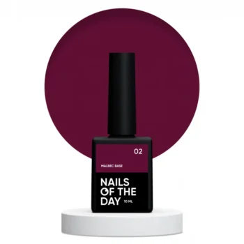 Base gel NAILSOFTHEDAY Malbec base 02, 10 ml