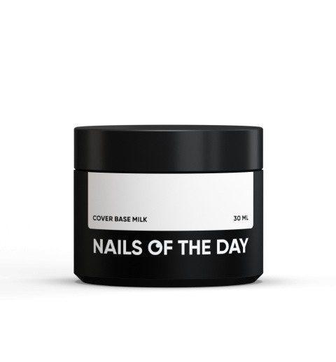 NAILSOFTHEDAY Cover Base Milk – branco leitoso, 30 ml