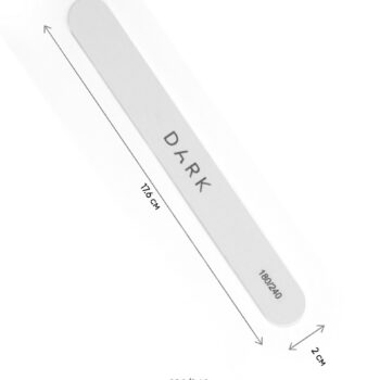 DARK Conjunto de limas – oval, 10 un. (180/240 grit)