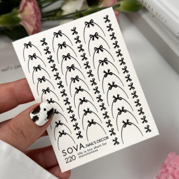 Autocolantes de água para unhas SOVADECOR 220