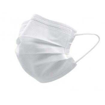 Máscara médica Vitahealth branca com elásticos, 10 un.